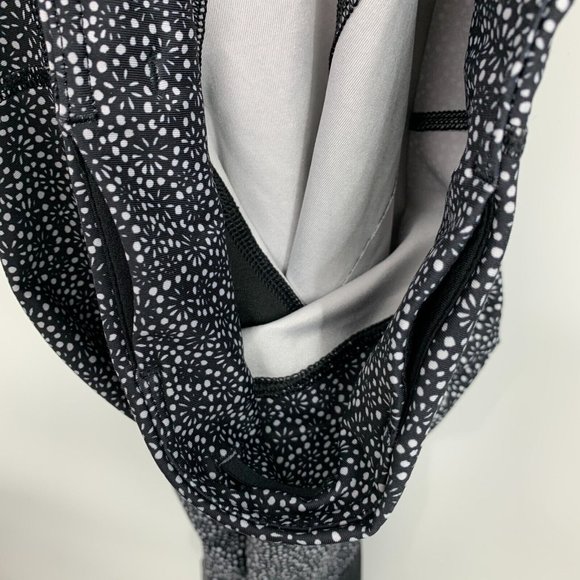 Lululemon Leggings Pace Rival Crop Scatter Star Black Luxtreme - Picture 15 of 15